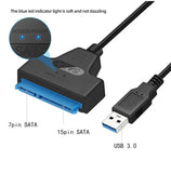 2.5 Inch Hard Disk Adapter Cable USB Easy Drive Cable Hard Drive Easy Drive Line SATA 22 Pin String Oral Line