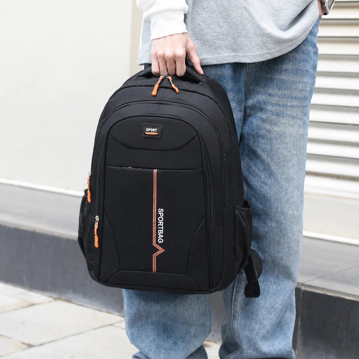 15.6 Inch Laptop Backpack Water-Resistant Daily Use Backpack Laptop Backpack Multi-Compartment For Traveling Trekking Day