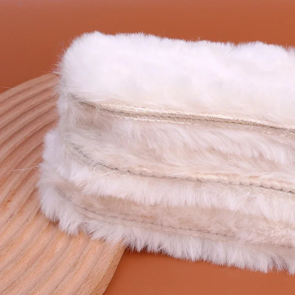 Unisex Australian Sheepskin Insoles Natural Real Fur Wool Cashmere Snow Boots Shoe Pad Children's Wool Insoles Warm Winter Shoes