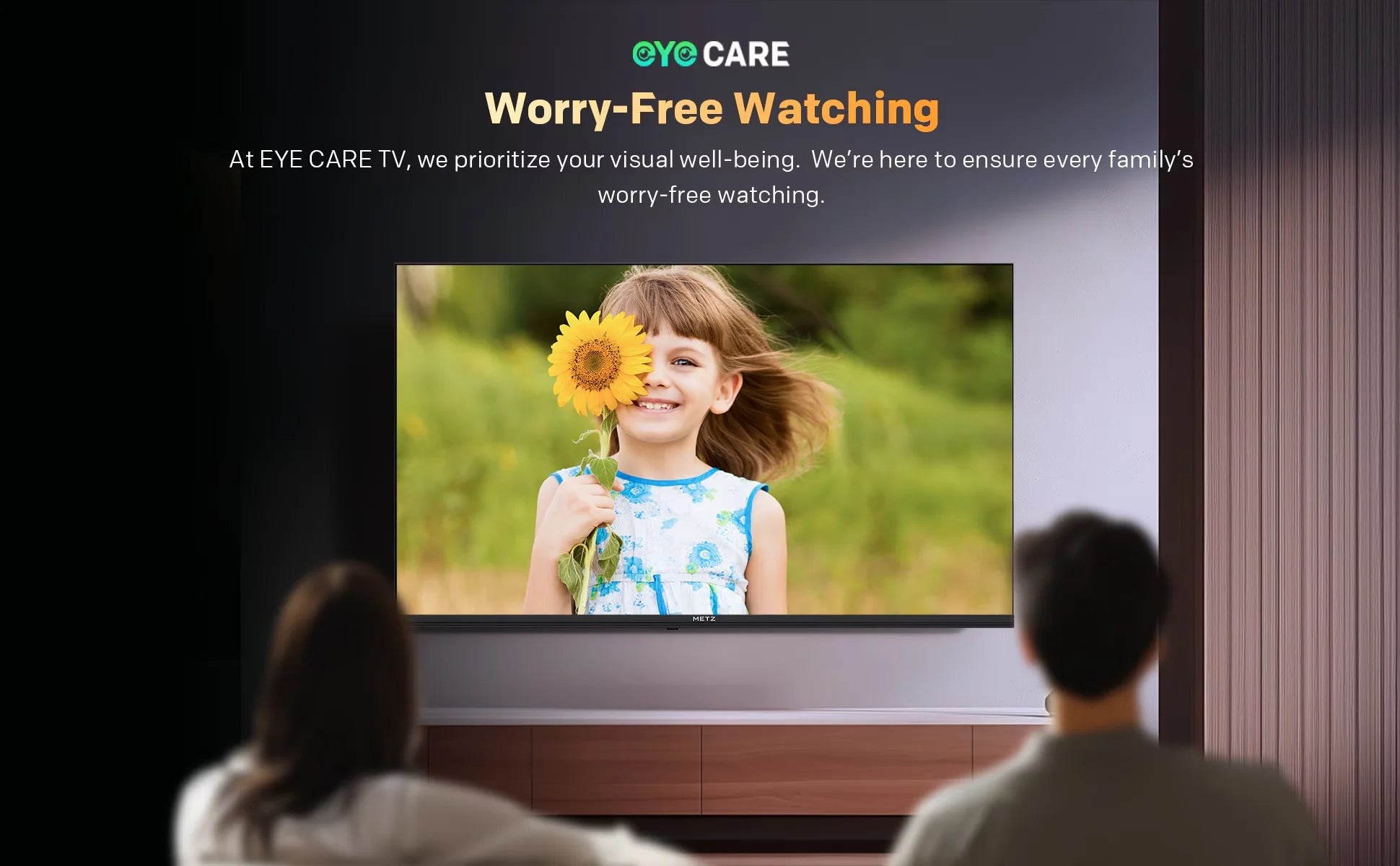 Metz QLED TV 32 "40" Inch Smart LED Television Google Tele HDR 10 Dolby Audio Bluetooth 5.1 EyeCare Tuner 2025 32MQF7030Z