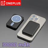 OnePlus 30000mAh Magnetic Wireless Power Bank 22.5W PD Super Fast Charging Portable Battery Charger For IPhone Huawei Samsung