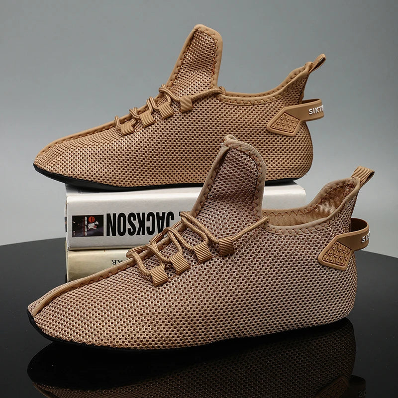 MAEDEF Mens Casual Shoes High Quality Lightweight Running Shoes Man Sneakers Lace Up Flats Shoes Male Outdoor Sports Tennis Shoe