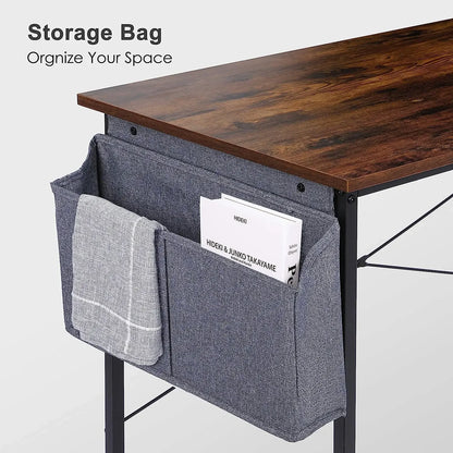Homfa Desk Computer PC Desk Laptop Table Home Office School Work Desk Stable with Organizer 100 x 50cm