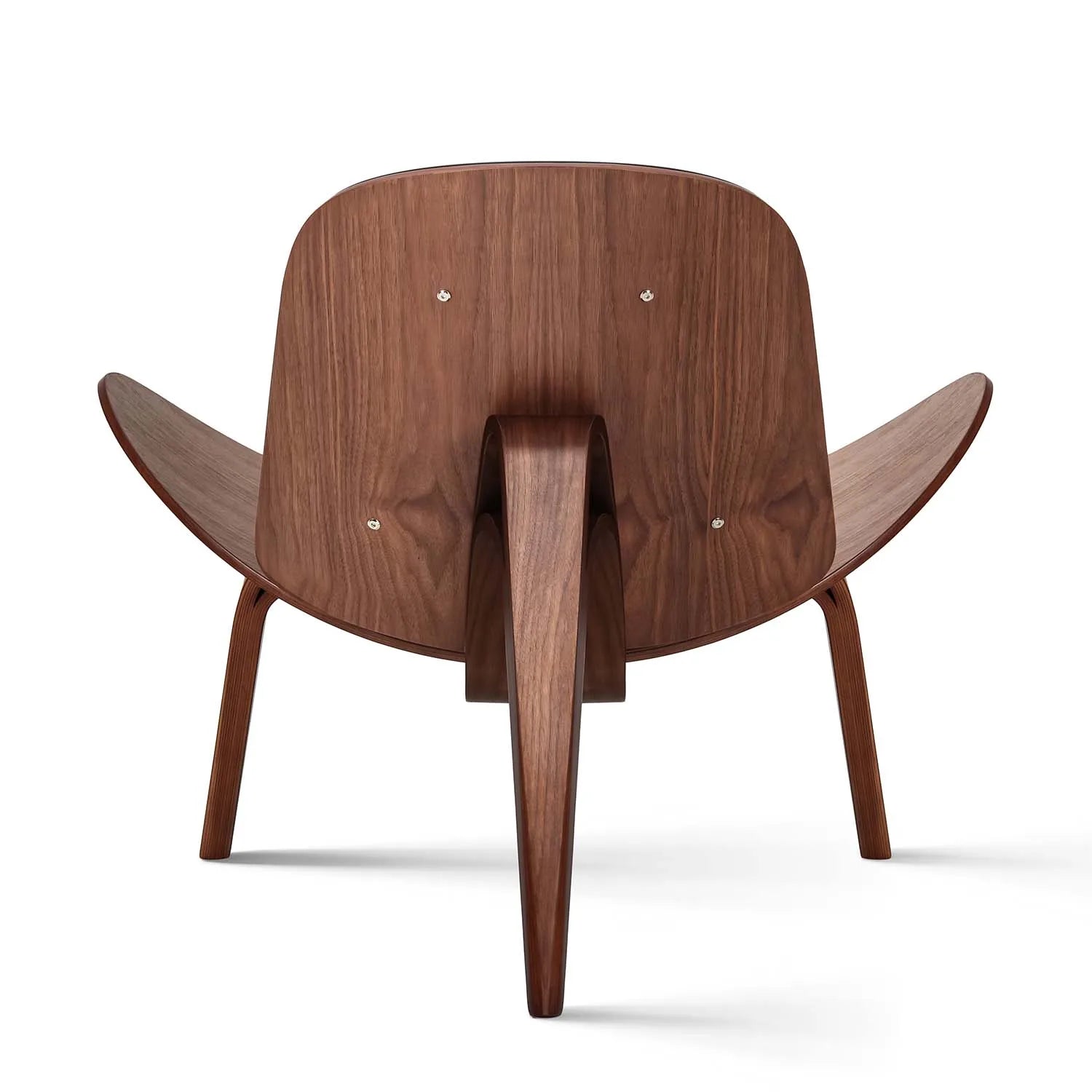 Nordic Three-Legged Shell Chair Simple Sofa Faux Leather Lounge Chair Armchair Living Room Office Furniture