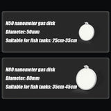 Air Stone Oxygen Aerator For Aquarium Disc Bubble Diffuser Air Bubble Pump Hydroponic Oxygen Plate Mini Accessories Nano Disc
