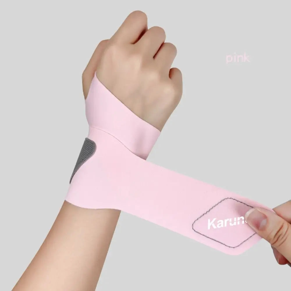 Spandex Sport Wrist Guard with Fastener Tape Wrist Sprain Tendonitis Wristband Ultra Thin Wrist Support Brace