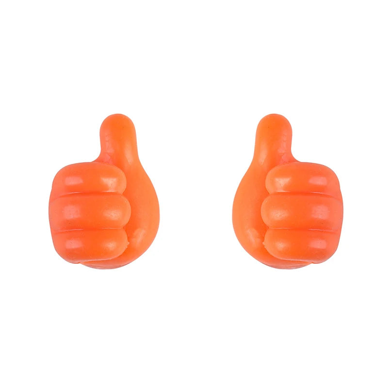 Hand-shaped Rubber Holder Glasses Cable Power Cord Charging Line Self Adhesive Mini Hook Car Storag Organizer Gadget Decorations