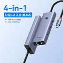 Baseus USB Hub DP 4K Dual HDMI Adapter 11 in 1 Splitter RJ45 USB 3.0 PD 100W Docking Station for MacBook Pro Air M2 M1 USB C HUB