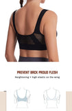S-7XL Plus Size Grid Air Holes Bra sports without underwire Women's Underwear Shock-proof Yoga Running Brassiere Hollow out Vest