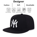 Gorras de béisbol unisex con bordado de letras, estilo hip hop, ajustables e informales, para exteriores y con protección solar.