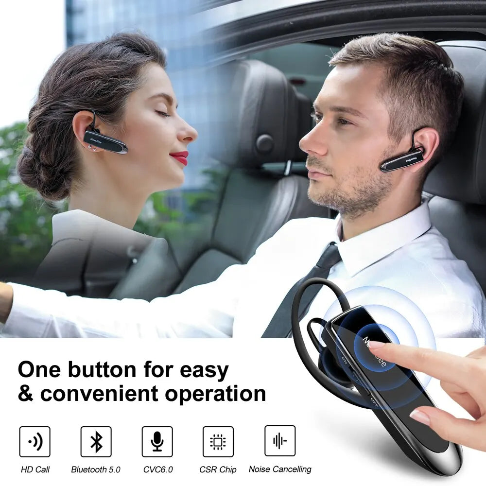 New Bee B41 Wireless Bluetooth 5.0 Earphones Hands-Free Mini Headset 22H Music Playtime Earpieces With CVC 6.0 Mic For iPhones