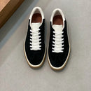 Classic Leisure Sport Board Shoes Men's Couple British Simple Match Dequn White Shoes Flat Heel Breathable Cement Ground
