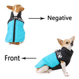 Warm Pet Clothing Winter Reflective Dog Costume Soft Windproof Zipper Jacket Coat With D-ring For Small Dog Chihuahua Labrador