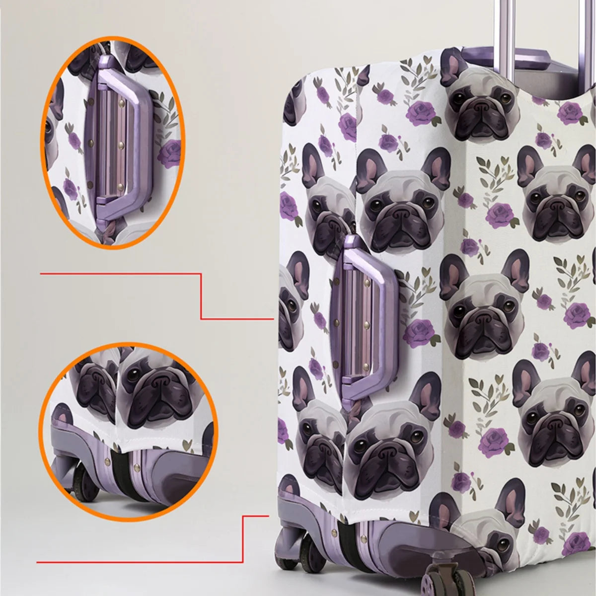 Luggage Cover Protector Elastic Waterproof Dustproof For 18-32 Inch Suitcase Travel Accessories