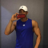 GITF-Men's Bodybuilding Tops, Gym Workout, Fitness Shirt, Running Kleding, Stringer, Singlet, Zomer, Training Vest 