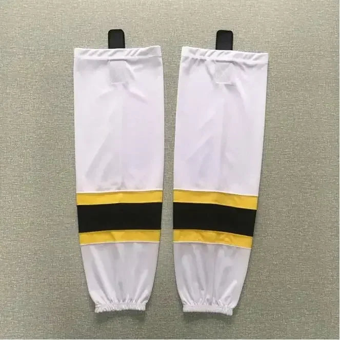 1 Pair Multiple Colors Knit Ice Hockey Socks 100% Polyester Team Training Socks Practice Socks Hockey Equipment Sports Sock