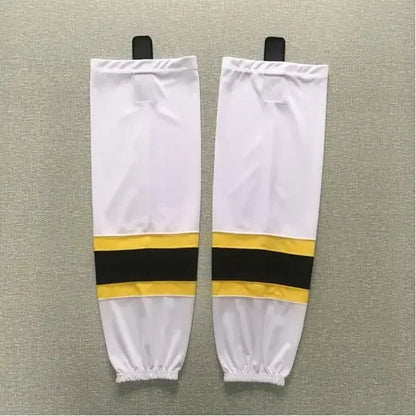 1 Pair Multiple Colors Knit Ice Hockey Socks 100% Polyester Team Training Socks Practice Socks Hockey Equipment Sports Sock