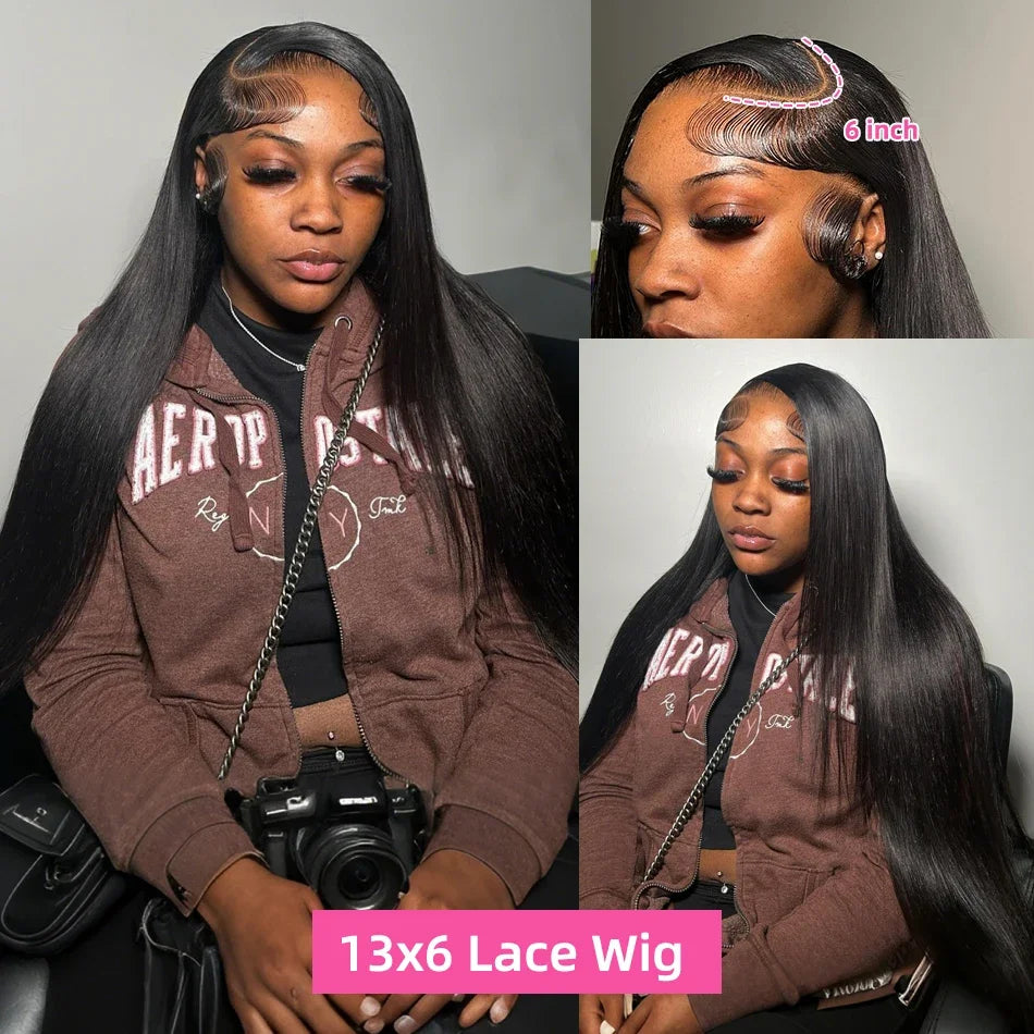 Peruca lace frontal gluseless cabeloliso HD - sem cola