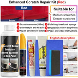 Carro Scratch Remover Paint Care Ferramentas, Auto removedor de redemoinho, Reparação de arranhões, Polimento, Auto corpo moagem composto, Anti Scratch Wax