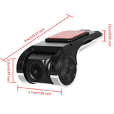 Podofo Dash Cam ADAS Car DVR ADAS Dashcam DVRs Video HD 720P USB TF Card 16G/32G Auto Recorder for Android Multimedia Player DVD