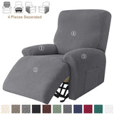 Jacquard Stretch Recliner Sofa Covers Elastic Split Armchair Chair Cover Non-Slip Chairs Slipcovers for Living Room