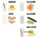 5 in 1 Multi-Functional Vegetable Chopper Onion Chopper Food Chopper Kitchen Mandoline Slicer Veggie Dicer Cutter