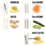 5 in 1 Multi-Functional Vegetable Chopper Onion Chopper Food Chopper Kitchen Mandoline Slicer Veggie Dicer Cutter