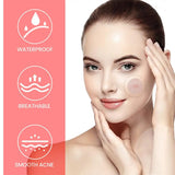 200pcs Colorful Star-Shaped Hydrocolloid Invisible Pimple Patches For Face, Cute Zit Cover Stickers Skin Care