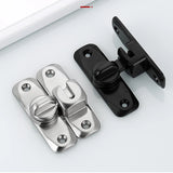 1pc Sliding Door Latch Home Security Latch Bolt Zinc Alloy 90 180 Degree Easy Install Lock Bathroom Sliding Door Bolt Latch