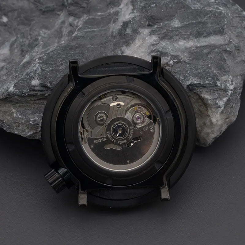 Men's Automatic Watches Head Men Dive Watch 100m Waterproof Automatic Wristwatch C3 Luminous Sapphire Crystal Stainless Steel