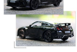 1/36 Nissan GTR Metal Car Model Toys for Boys Alloy Diecast Pull Back Model Car Collection Vehicle for Kid Gifts Adult Toys