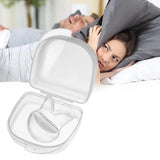 Anti-Snore Tongue Retaining Device Reusable Anti Snoring Mouthpiece Braces Snoring Stopper n Women Night's Sleep