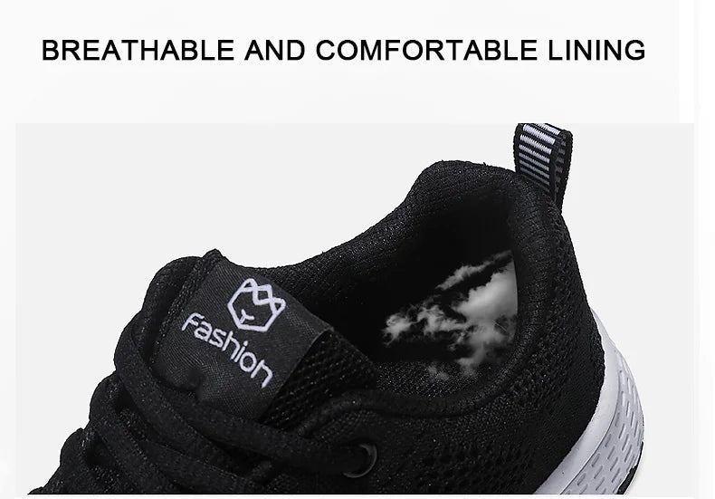 Women Sport Shoes Fashion Platform Sneakers Ladies Spring Summer Flats Running Shoes for Women Casual Shoes Mesh Jogging Tennis