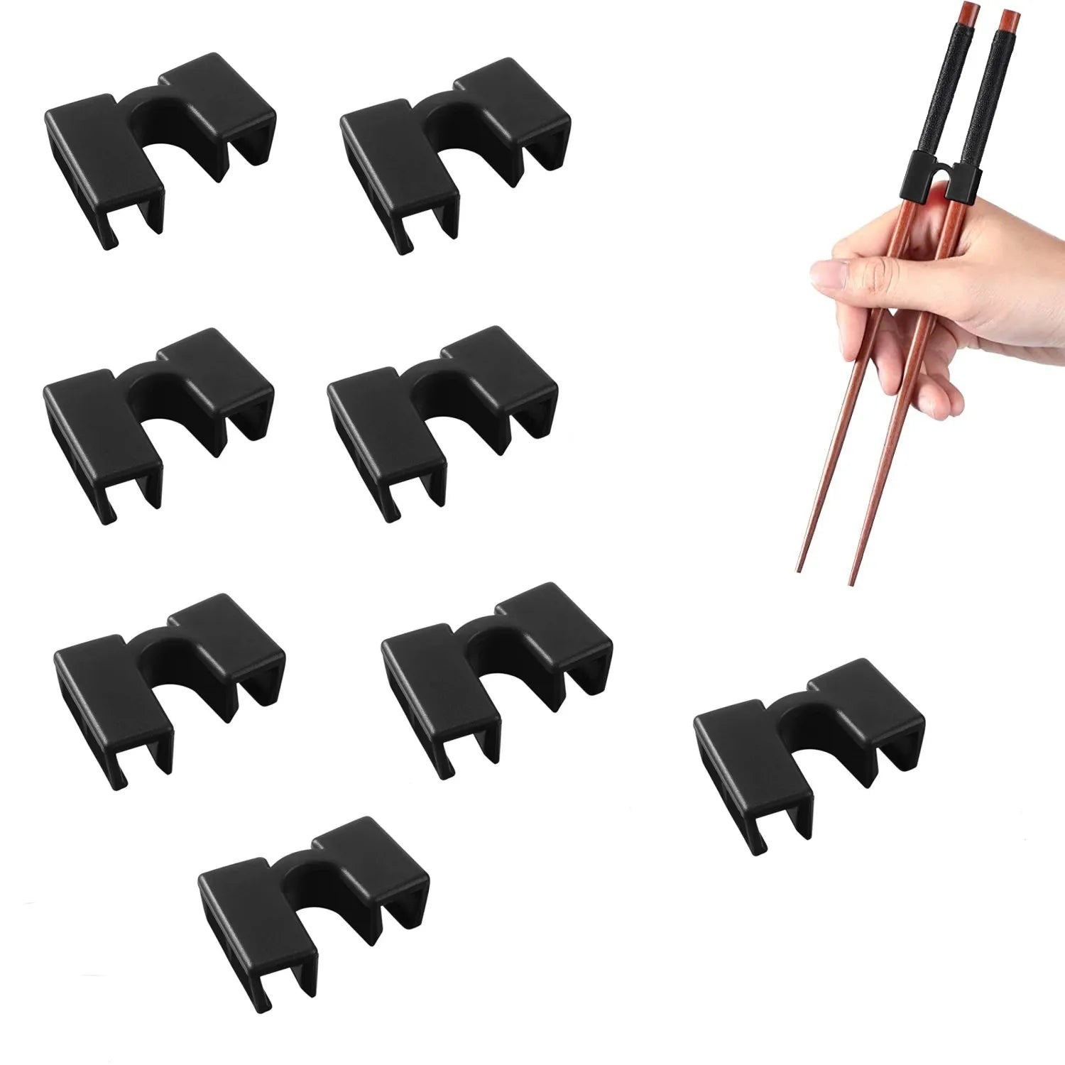 5/6/8PCS Reusable Chopstick Helpers Training Chinese Chopstick Holder For Children Beginner Trainers Learner Kitchen Tableware