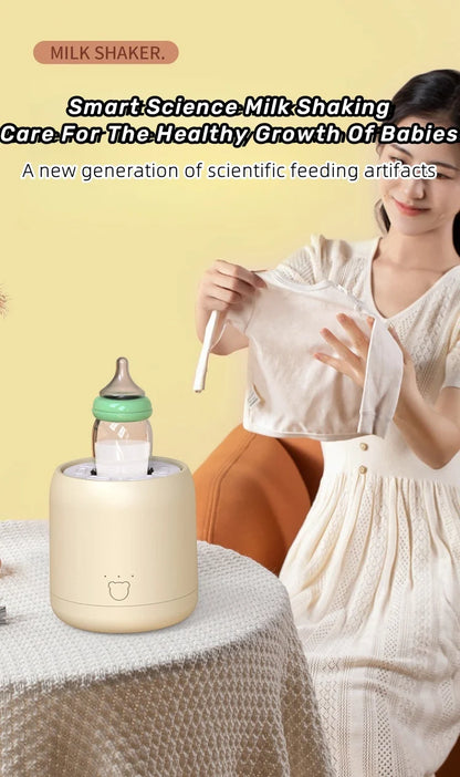 Mezclador de biberones eléctrico automático, mezcla caliente, biberón de fórmula instantáneo, carga USB, manos libres, máquina de limpieza sencilla
