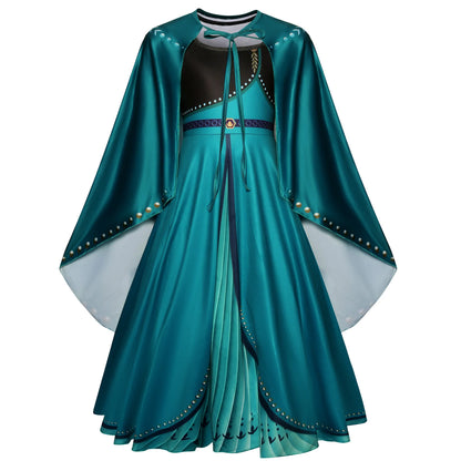 Snow Queen Elsa Dresses for Girls Costumes Kids Cosplay Halloween Princess Children Gowns Clothing Party Dresses Outfits 2-10Yrs