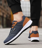 New Balance Men's Leather Shoes Sneaker Trend Sport Shoes Breathable Men's Sneakers Non-slip Footwear Holiday Shoes for Men