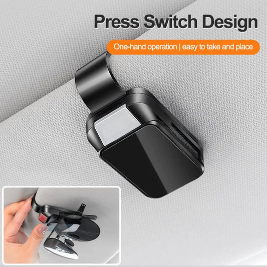 Car Sunglasses Clip Sun Visor Glasses Holder Card Ticket Holder Stable Storage Clips Eyeglasses Hanger Car Interior Accessories