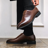 New Red Sole Brogue Shoes Men Black Business Mens Formal Shoes Lace-up Round Toe Spring/Autumn