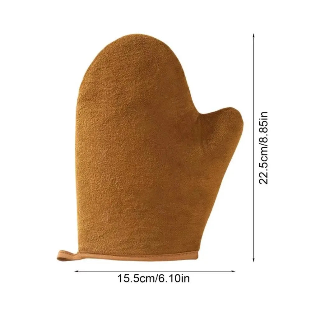 3-In-1 Body Lotion Glove Makeup Applicator Reusable Hands Applicator Double-Sided Prevents Sticky Bath Cleaning Tools