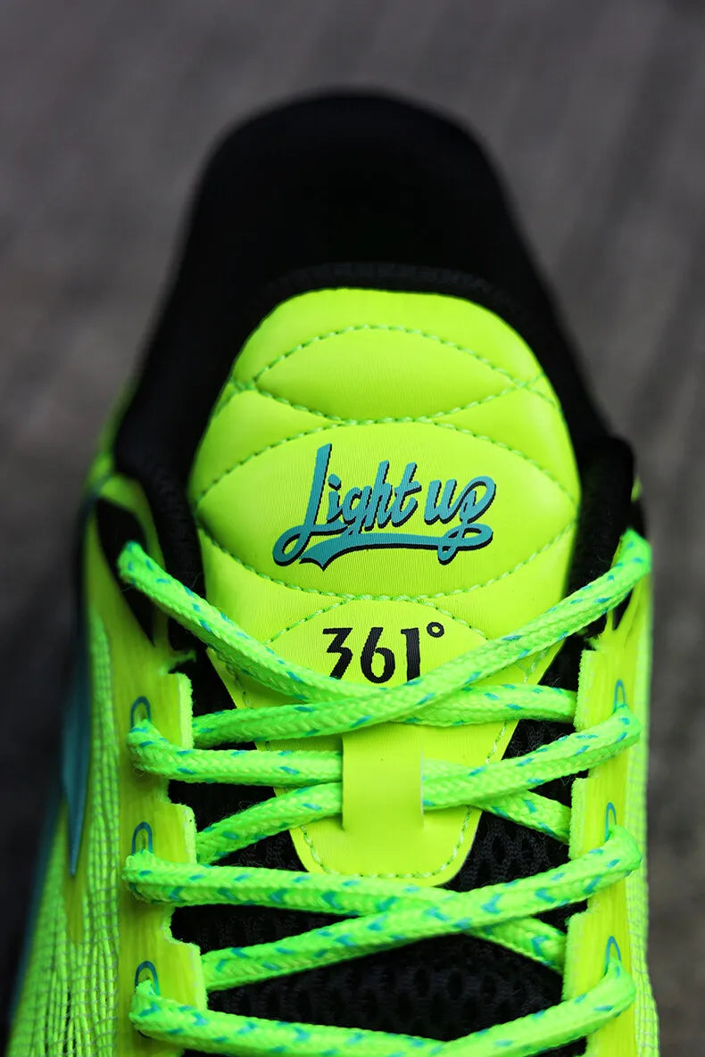361 Degrees Men's Basketball Shoes LIGHT UP 1 Breathable stable Traction Protect Antiskid Sportswear Training Male 572431111