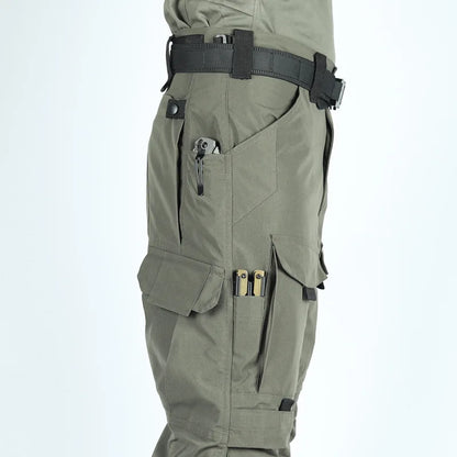 Men's Urban Ops Tactical Cargo Pants Work Casual Water Resistant Hiking Climbing Pants for Men Combat Trousers Army Combat Pants