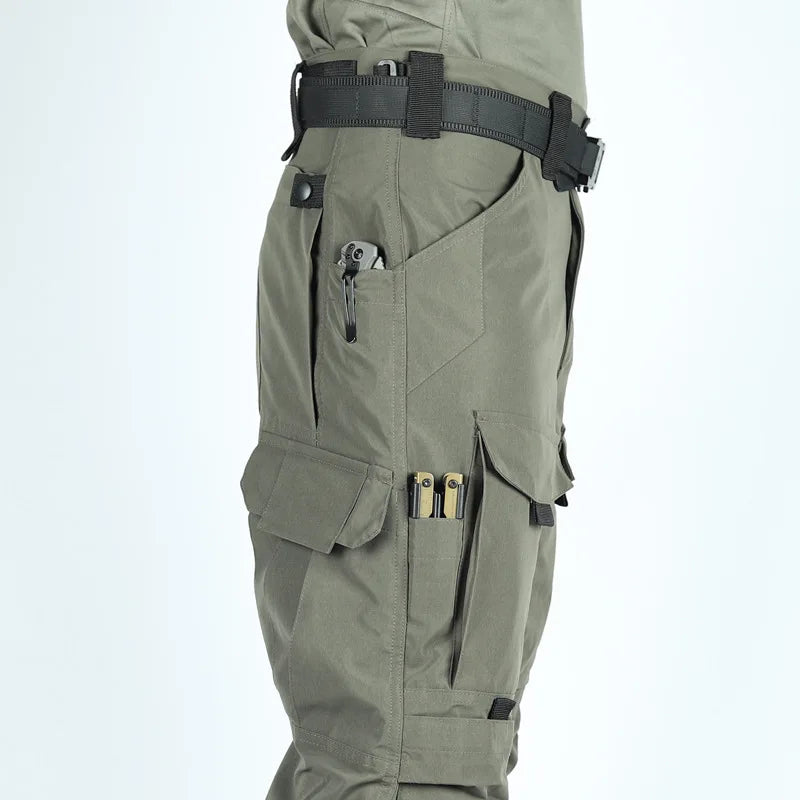 Men's Urban Ops Tactical Cargo Pants Work Casual Water Resistant Hiking Climbing Pants for Men Combat Trousers Army Combat Pants