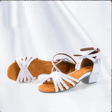 Girls Satin Latin Shoes Low Heel Ballroom Dance Shoes Adult Tango Salsa Shoes for Practice Toddler Latin Dance Shoes Performance