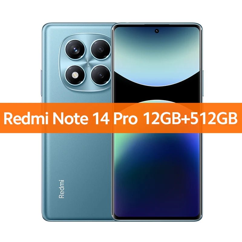 Global version Xiaomi Redmi Note 14 Pro Smartphone 200MP AI camera Helio G100-Ultra NFC 6.67" AMOLED display