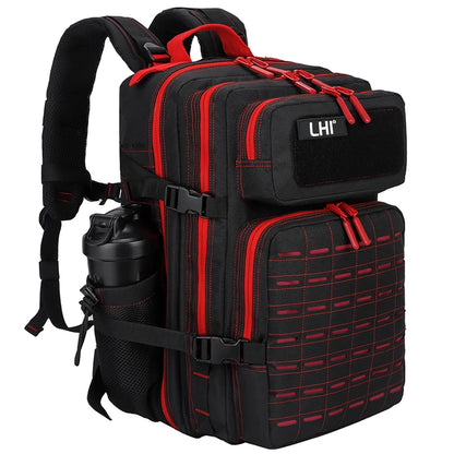 LHI 25L/35L/45L Gym Backapck Tactical Athlete Sports Fitness Bag Exercise Workout Weekend Travel Daypack with Bottle Holder