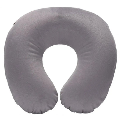 Almohada de cuello en forma de U, inflable, para aliviar la fatiga, para viajes, reposacabezas de vuelo, cojín para dormir en forma de U para avión.