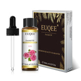 Óleo Essencial Natural de Plantas EUQEE 10ml com Conta-gotas para Difusor e Umidificador – Lavanda, Jasmim, Eucalipto e Baunilha