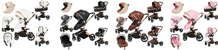 Cochecitos 3 en 1, cochecito de bebé, asiento de coche, cochecito de viaje, cochecito para recién nacidos, paisaje alto, artículos para madres, niños y bebés.