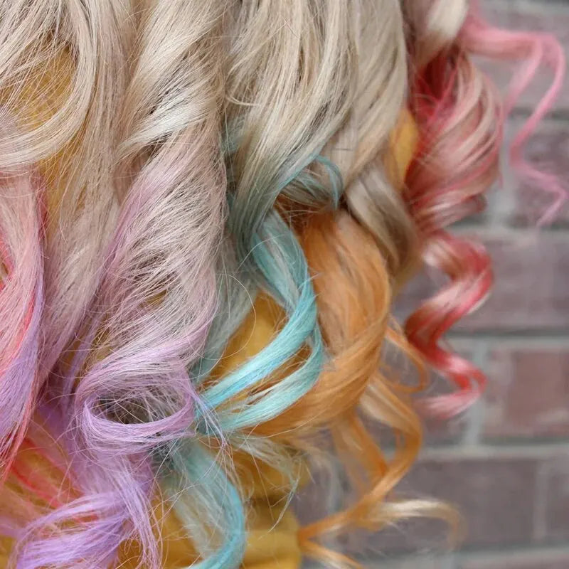 Juego de 10 peines para teñir el cabello multicolor para niños, kits de maquillaje de moda, peines desechables para teñir el cabello, juguetes para niñas, pintura para el cabello